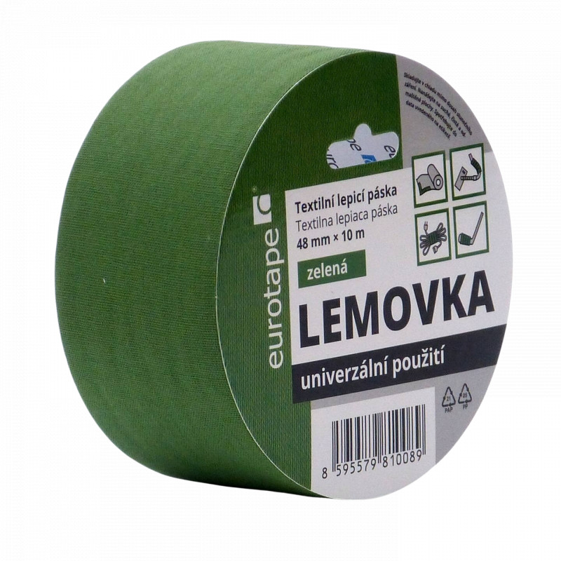 Lemovka - lemovací páska na koberce - zelená