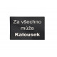 Rohožka Kalousek 40x60 cm - na ven i na doma