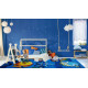 Dětský kusový koberec Smart Kids 22308 Blue