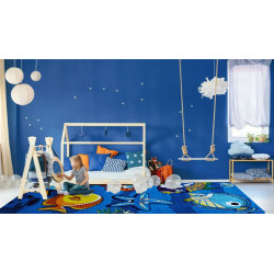 Dětský kusový koberec Smart Kids 22308 Blue