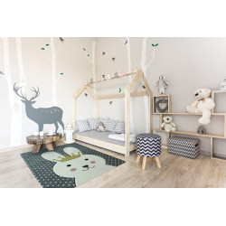 Dětský kusový koberec Smart Kids 22414 Grey