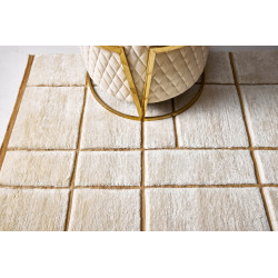 Ručně vázaný kusový koberec Radiant Mohair DESP P41 Mohair White