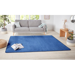 Kusový koberec Nasty 101153 Blau 200x200 cm čtverec