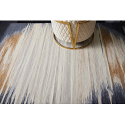 Ručně vázaný kusový koberec Ombre Paris DESP HL64 Ivory Charcoal