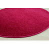 Kusový koberec Eton vínově červený kruh
