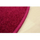 Kusový koberec Eton vínově červený květina