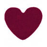 Kusový koberec Eton vínově červený srdce