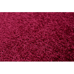 Kusový koberec Eton vínově červený srdce