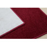 Kusový koberec Eton vínově červený čtverec