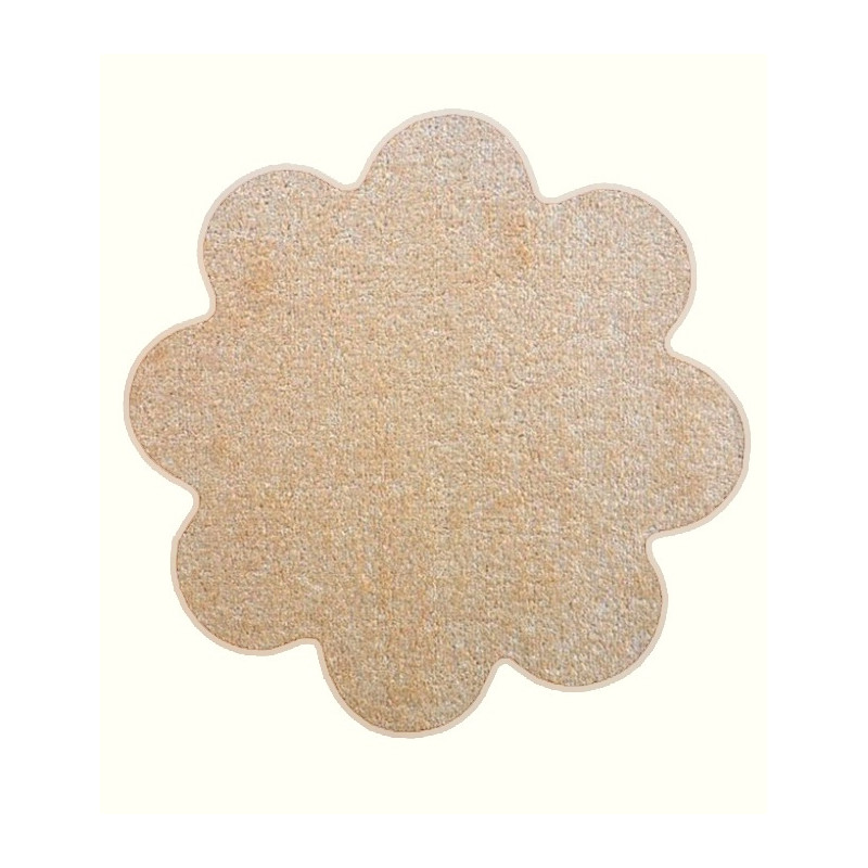 Kusový koberec Eton béžový květina