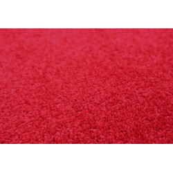 Kusový koberec Eton červený květina