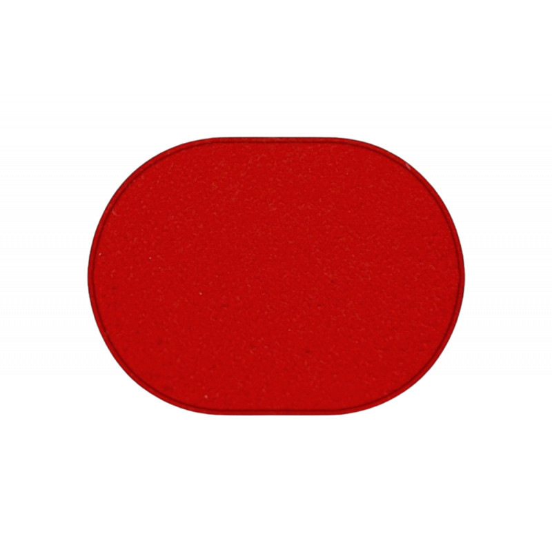 Kusový koberec Eton červený ovál