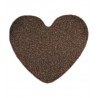 Kusový koberec Eton hnědý srdce
