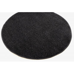 Kusový koberec Eton černý 78 kruh