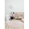 AKCE: 140x140 kytka cm Přírodní koberec, ručně tkaný Little Biscuit Pink