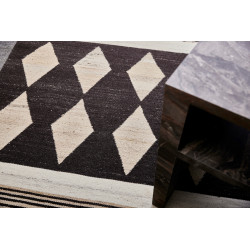 Ručně vázaný kusový koberec Alberta DESP P114 Dark Coffee Mix