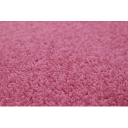 Kusový koberec Eton růžový květina