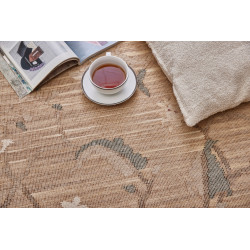 Ručně vázaný kusový koberec Flora DESP P48 Brown Mix