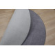Kusový koberec Apollo Soft šedý kruh