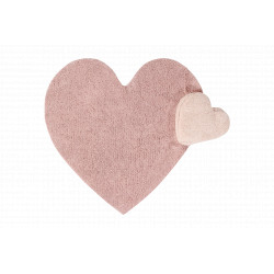 AKCE: 160x180 srdce cm Pro zvířata: Pratelný koberec Puffy Love