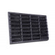 Venkovní čistící rohož Mix Mats Brushes 105648 Black - na ven i na doma