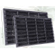 Venkovní čistící rohož Mix Mats Brushes 105648 Black - na ven i na doma