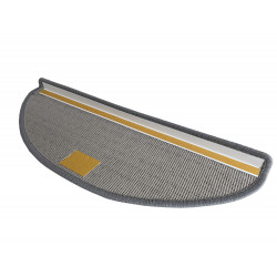 Nášlapy na schody Udinese šedý půlkruh