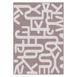 Designový kusový koberec Letters od Jindřicha Lípy