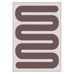 Designový kusový koberec Snake od Jindřicha Lípy