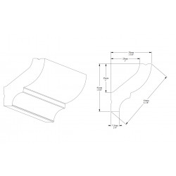ORAC stropní lišta CB501 elegantní