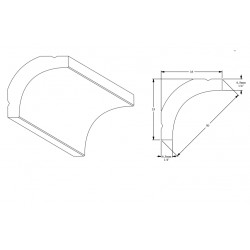 ORAC stropní lišta CB520 jednoduchá
