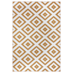 Kusový koberec Twin-Wendeteppiche 105794 Ochre – na ven i na doma