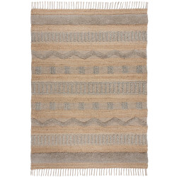 Kusový koberec Jubilant Medina Jute Natural/Grey