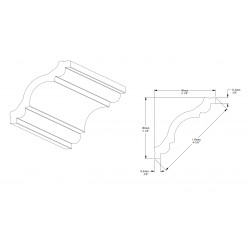 ORAC stropní lišta CX123 elegantní