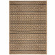 Kusový koberec Printed Jute Luis Natural/Black