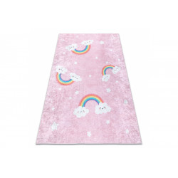 Dětský kusový koberec Junior 52063.802 Rainbow pink