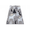 Dětský kusový koberec Junior 51974.802 Bears grey
