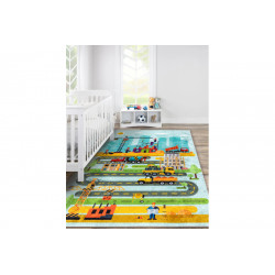 Dětský kusový koberec Junior 52105.801 Construction site