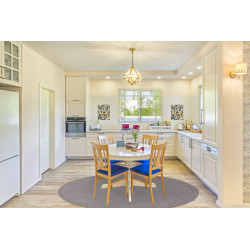 Kusový koberec Eton šedý 73 kruh