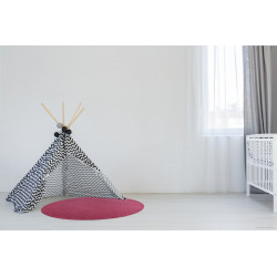 Kusový koberec Eton růžový 11 kruh