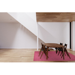 Kusový koberec Eton růžový 11