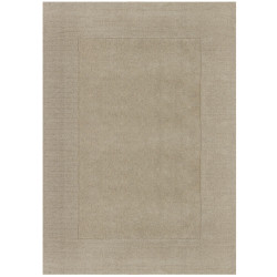 Kusový ručně tkaný koberec Tuscany Textured Wool Border Natural