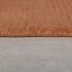 Kusový ručně tkaný koberec Tuscany Textured Wool Border Orange