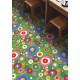 AKCE: 100x470 cm Dětský metrážový koberec Candy 24