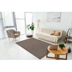 Neušpinitelný kusový koberec Nano Smart 261 hnědý