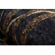 Kusový koberec Miro 51333.801 Marble black / gold