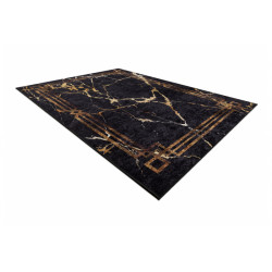 Kusový koberec Miro 51333.801 Marble black / gold