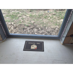 Rohožka GPS (Stojíte zde) 40x60 cm - na ven i na doma