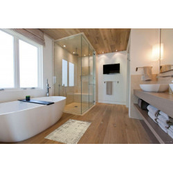 Koupelnová předložka Ella micro béžovošedá