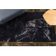 Kusový koberec Miro 51278.809 Marble black / gold